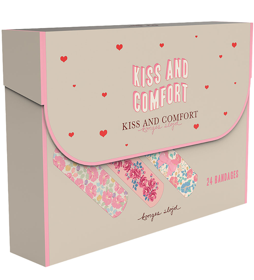 Konges Sløjd Plaster - 24 pcs - Pink Mix