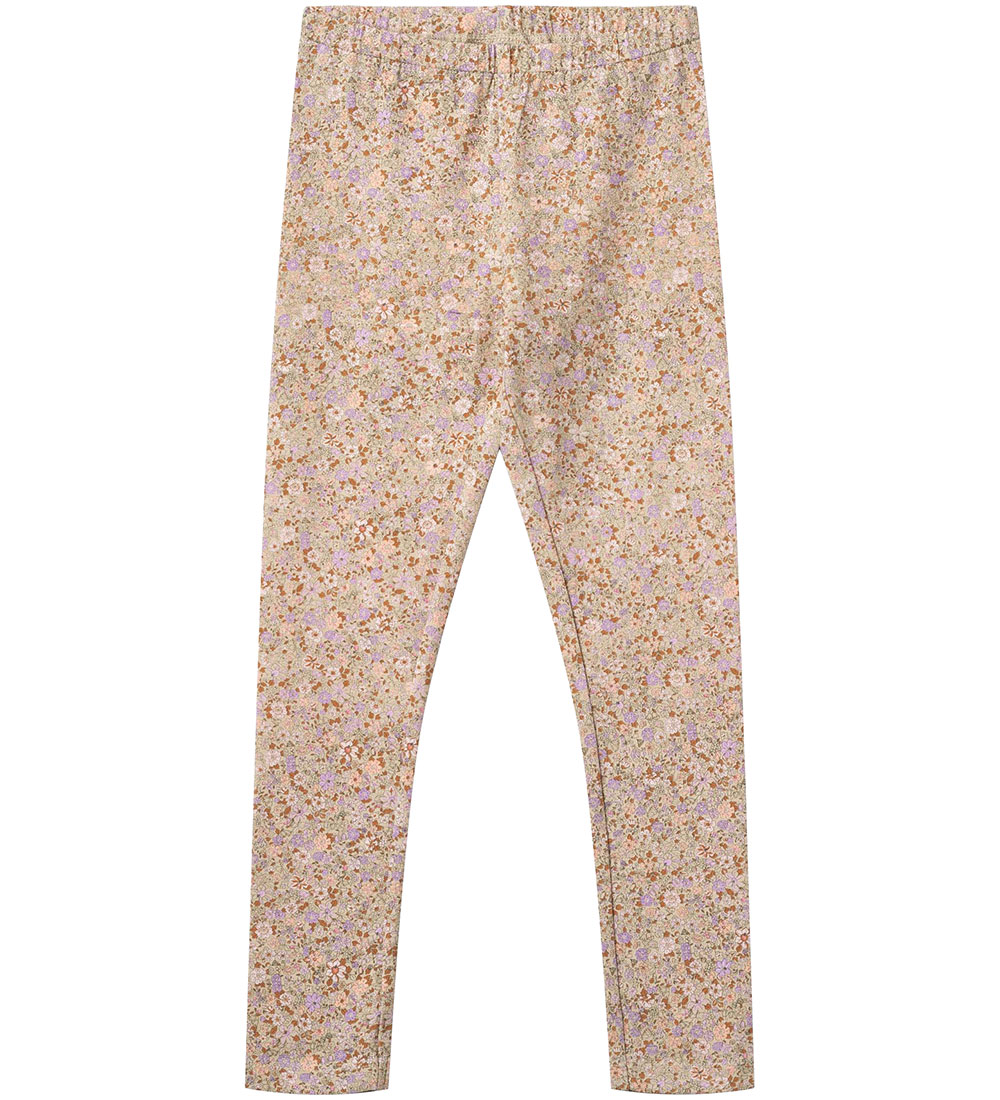 Wheat Leggings - 2-Pack - Jules - Lilac Flower Meadow