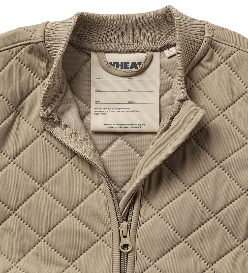 Wheat Thermo Jacket - Loui - Beige Stone