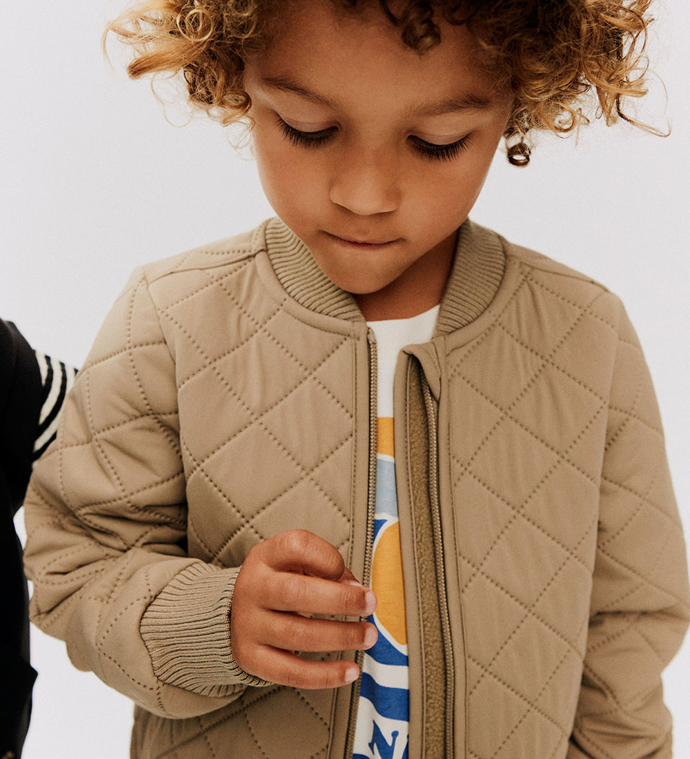 Wheat Thermo Jacket - Loui - Beige Stone