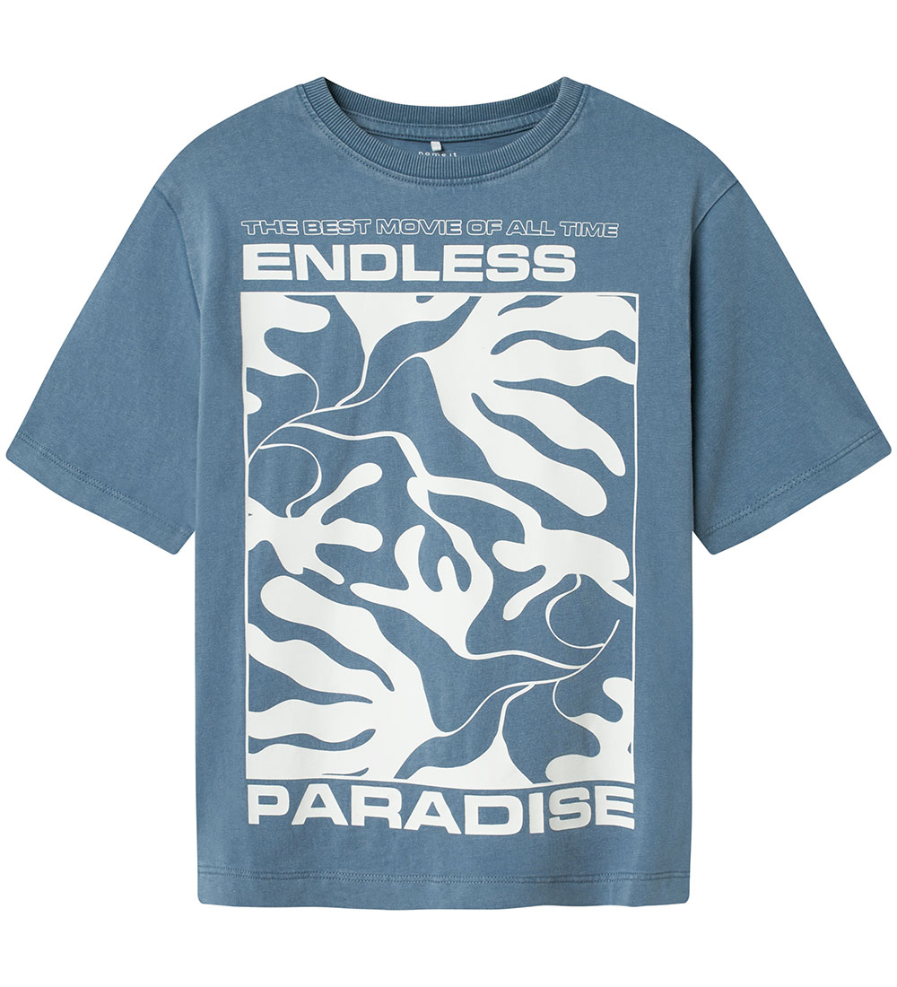 T-Shirt Name It - NkmJarvu - Blue Mirage