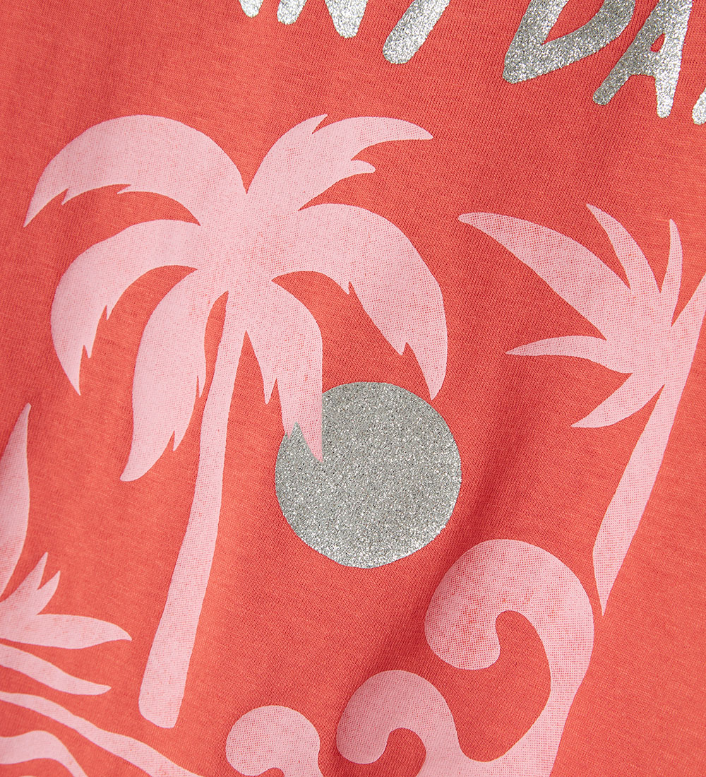 Name It T-shirt - NkfJely - Spiced Coral