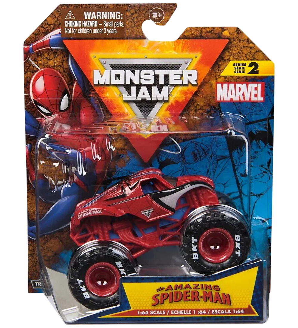 Monster Jam Truck - 1:64 - Marvel - Spider Mán