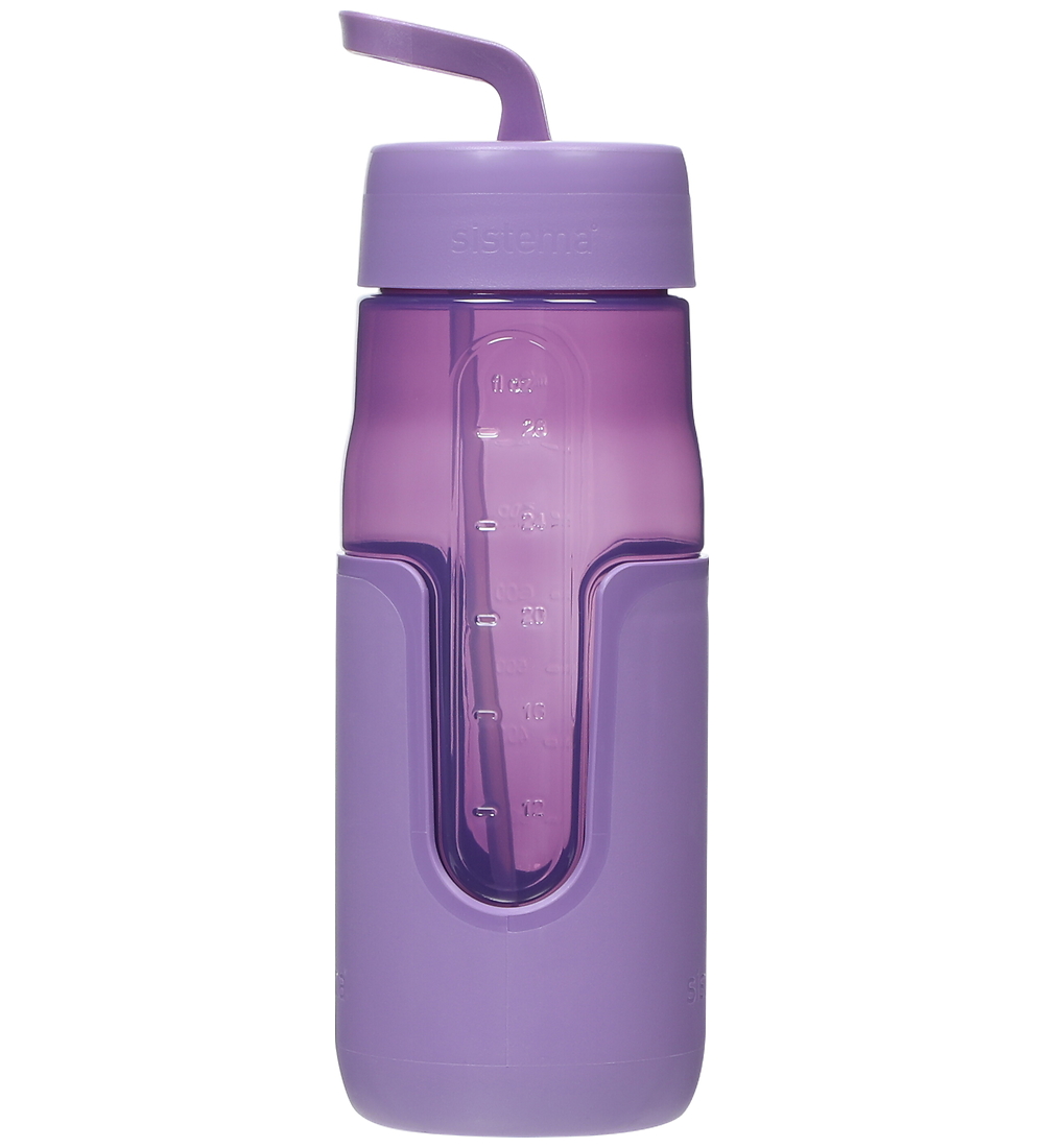 Sistema Water Bottle - Flip Slipper - 1 L - Purple