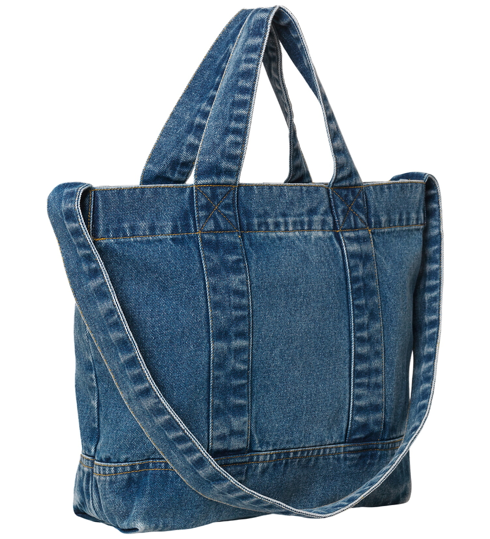 DAY ET Shopper - Washed Denim Crossbody - Blue