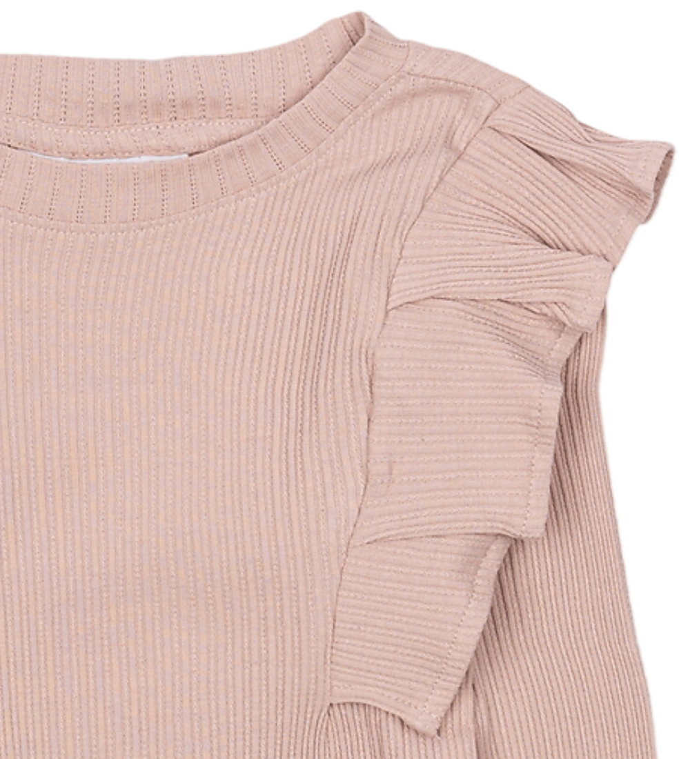 The New Blouse - Rib - TnNua - Adobe Rose