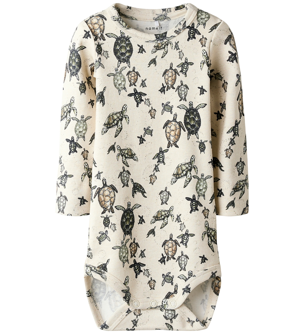 Name It Bodysuit l/s - NbmJillo - Peyote Melange