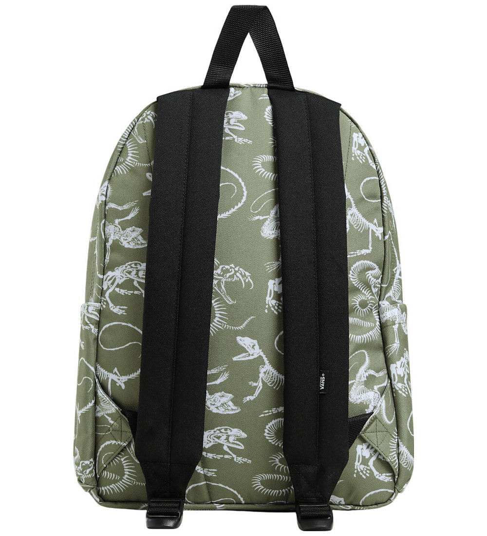 Vans Backpack - Old Skool Grom - Loden - Green/White