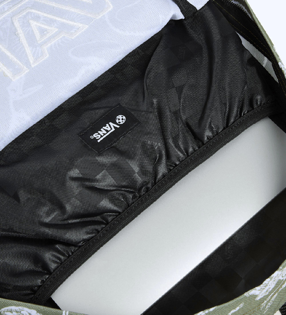 Vans Backpack - Old Skool Grom - Loden - Green/White