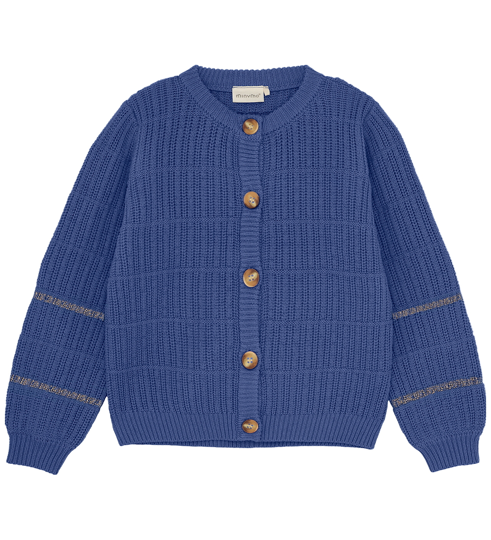 Minymo Cardigan - Knitted - True Blue