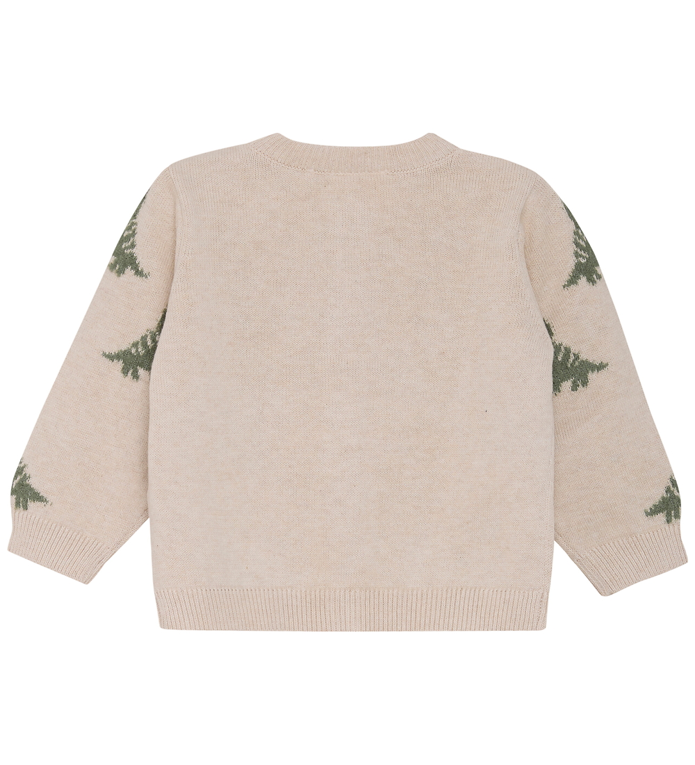 Minymo Cardigan - Knitted - Light Beige Melange