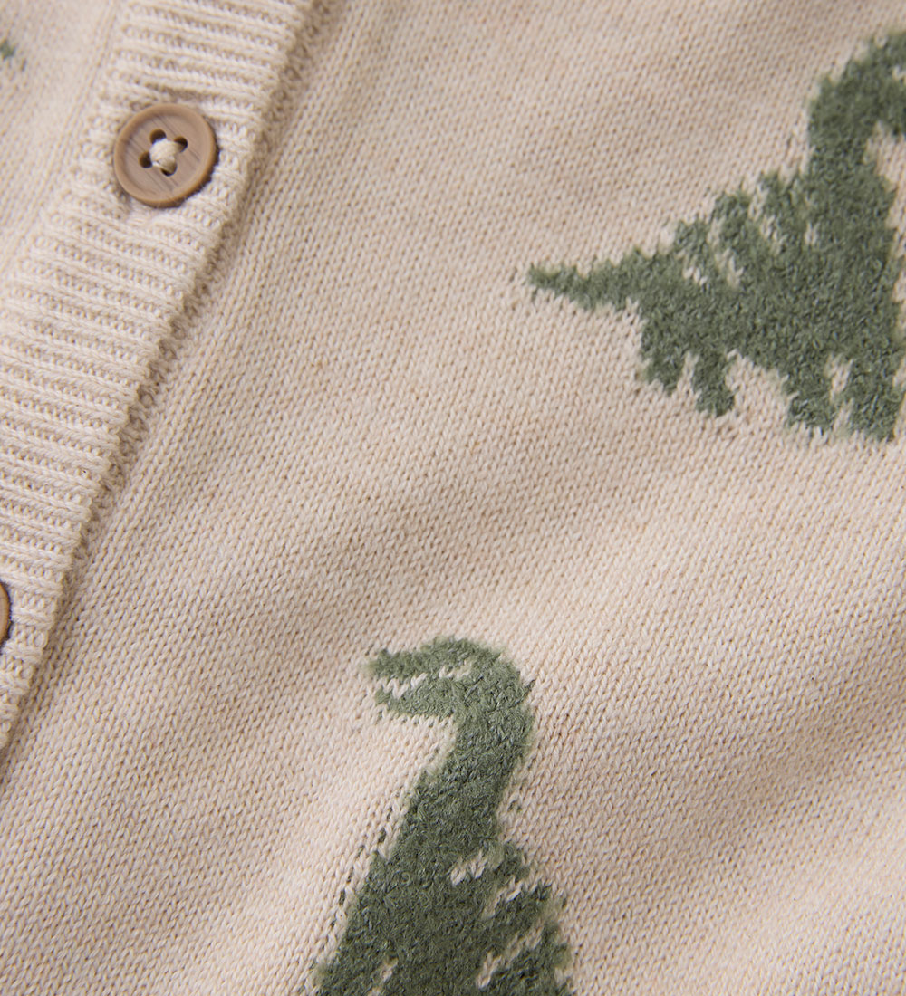 Minymo Cardigan - Knitted - Light Beige Melange