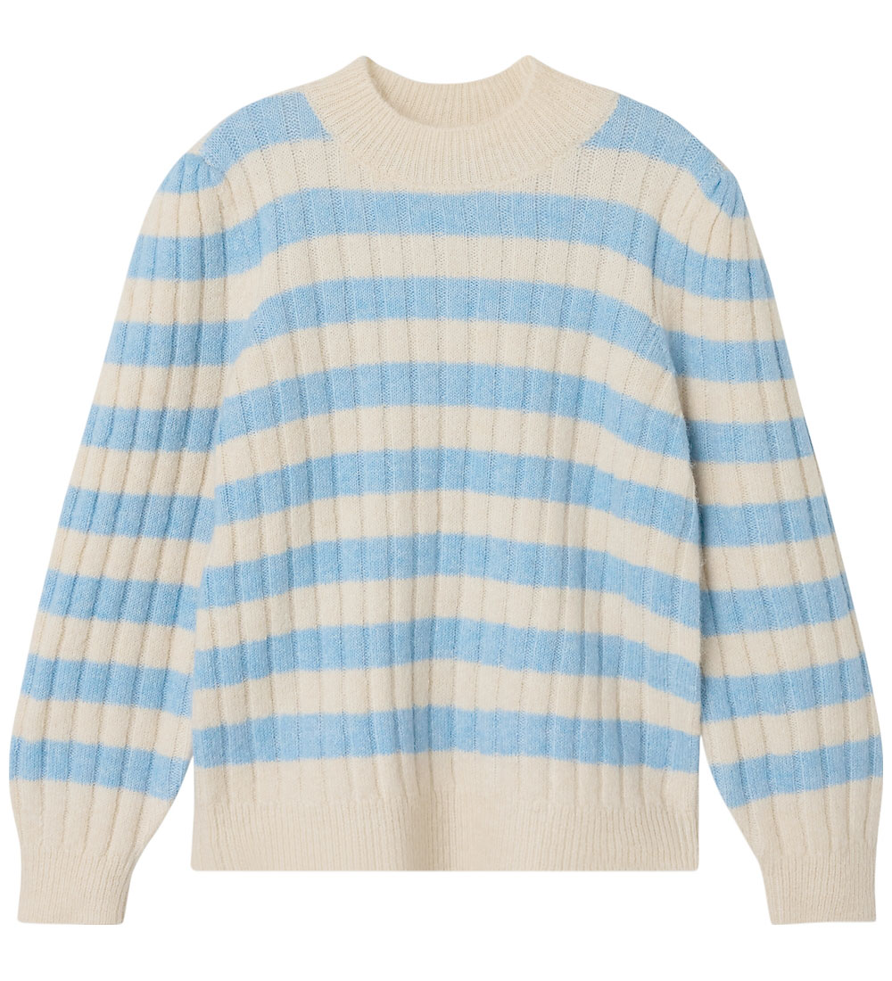 Name It Blouse - Knitted - NkfDitte - Buttercream/Clear Sky