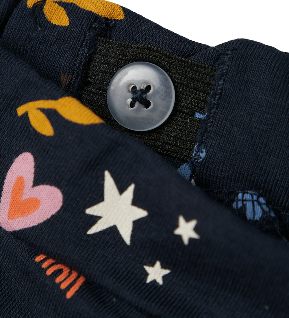 Name It Trousers - NbfVandora - Dark Sapphire/Birds