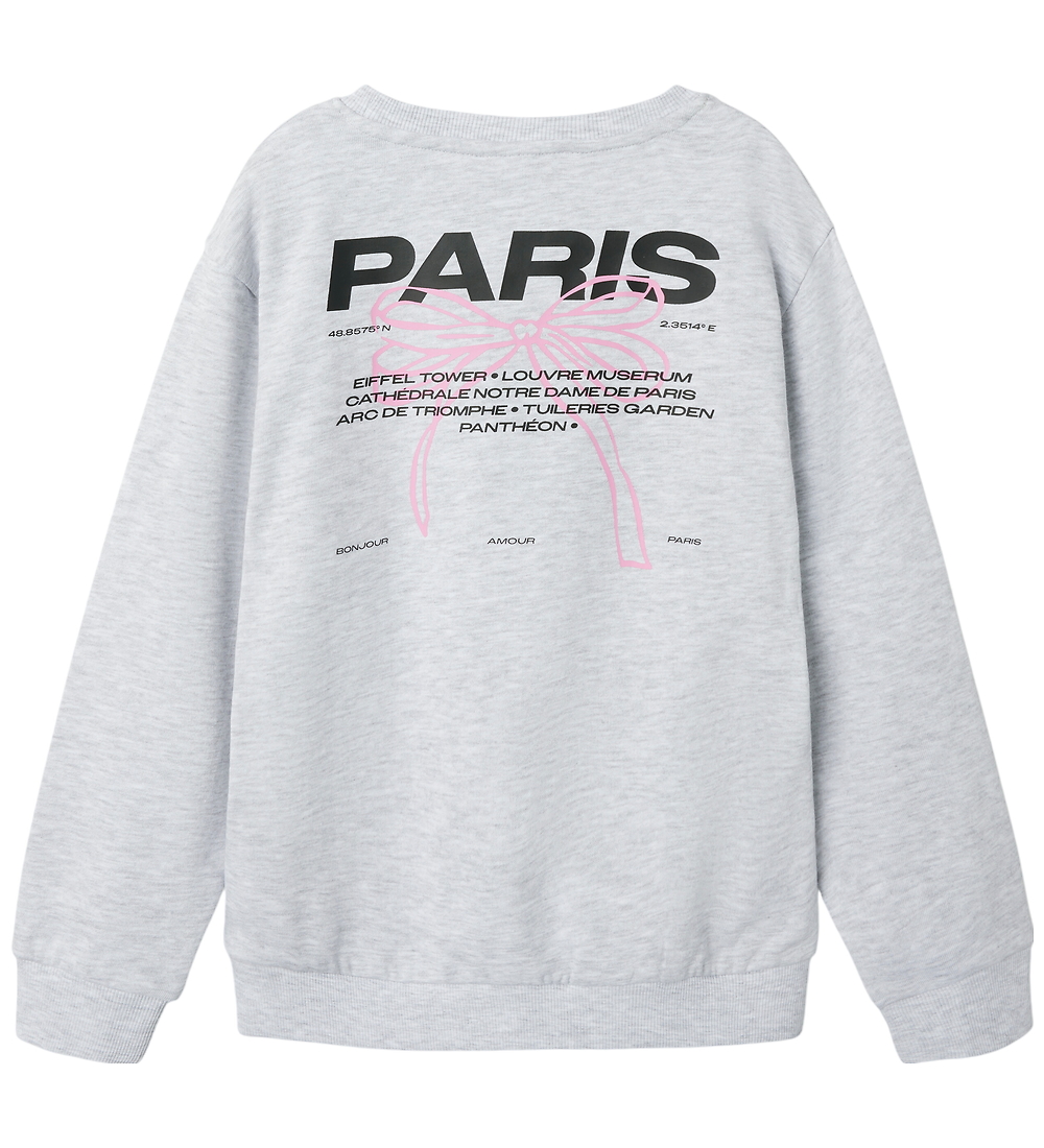 Name It Sweatshirt - NkfDaimy - Light Grey Melange
