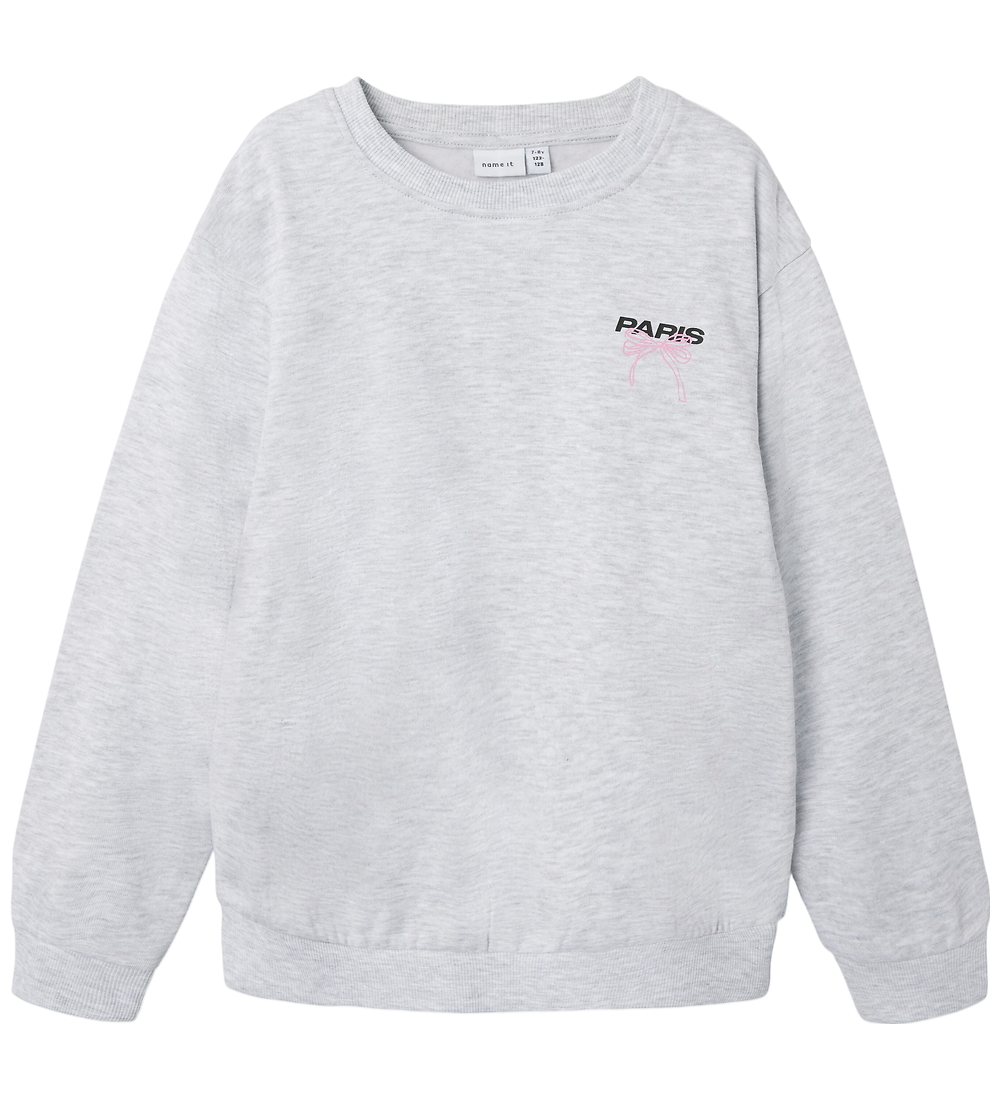 Name It Sweatshirt - NkfDaimy - Light Grey Melange
