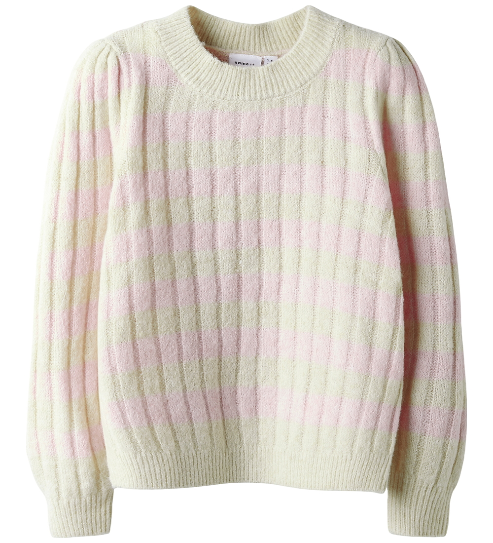 Blouse Name It - Tricoté - NkfDitte - Crème au beurre/Pirouette