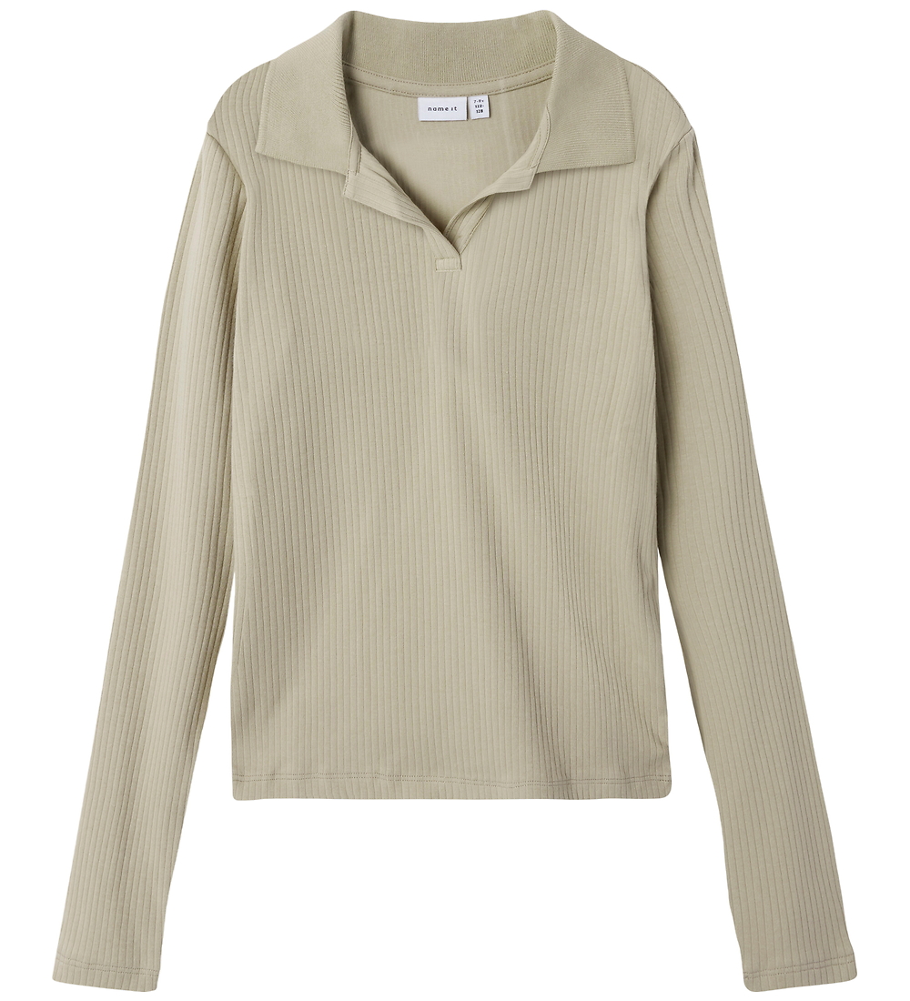Name It Poloshirt - Rib - NkfDusa - Zuiver kasjmier