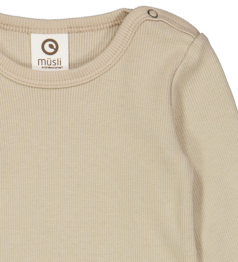 Müsli Bodysuit l/s - Rib - Cozy Me - Cashmere