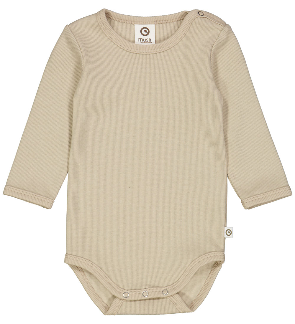 Müsli Bodysuit l/s - Rib - Cozy Me - Cashmere
