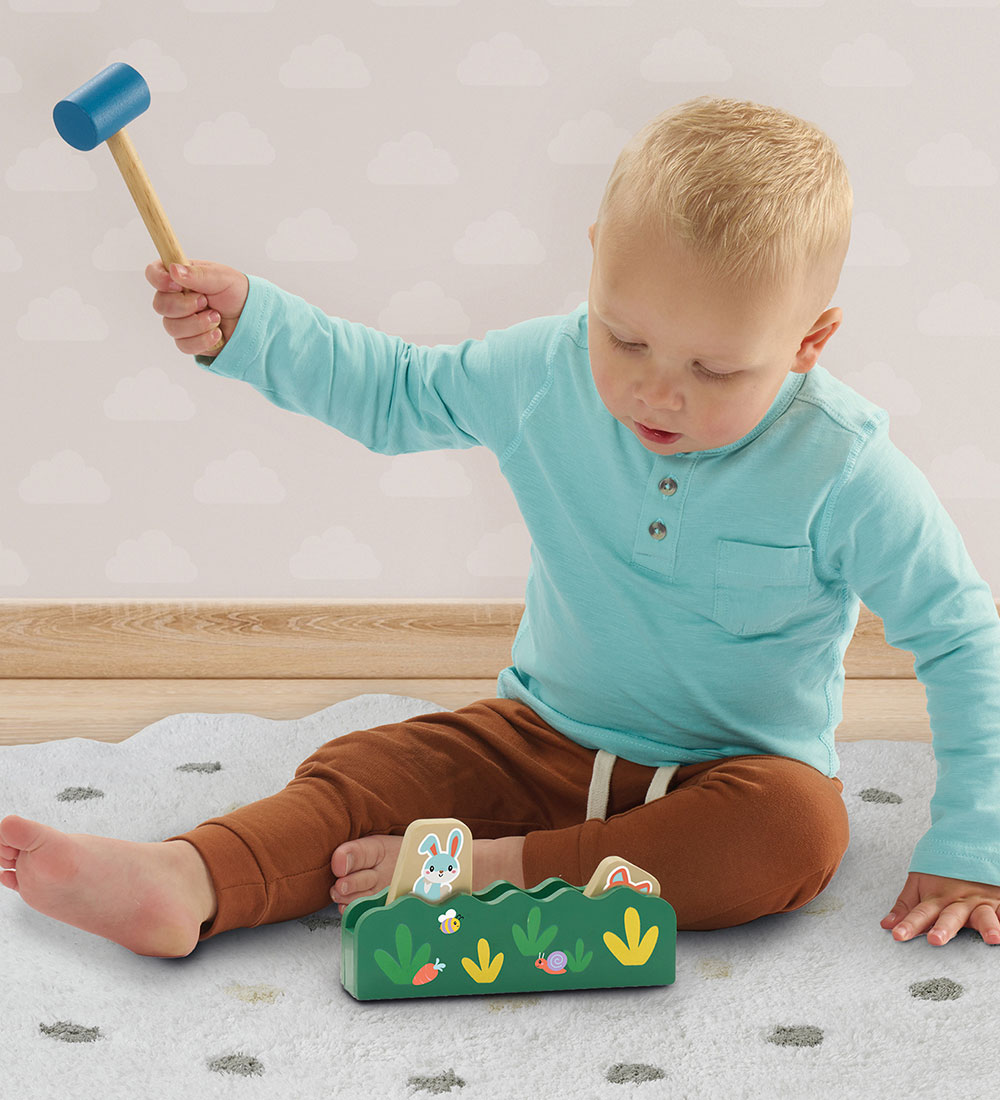 SES Creative Activity Toy - Wood - Pounding Bench - Tittebøh