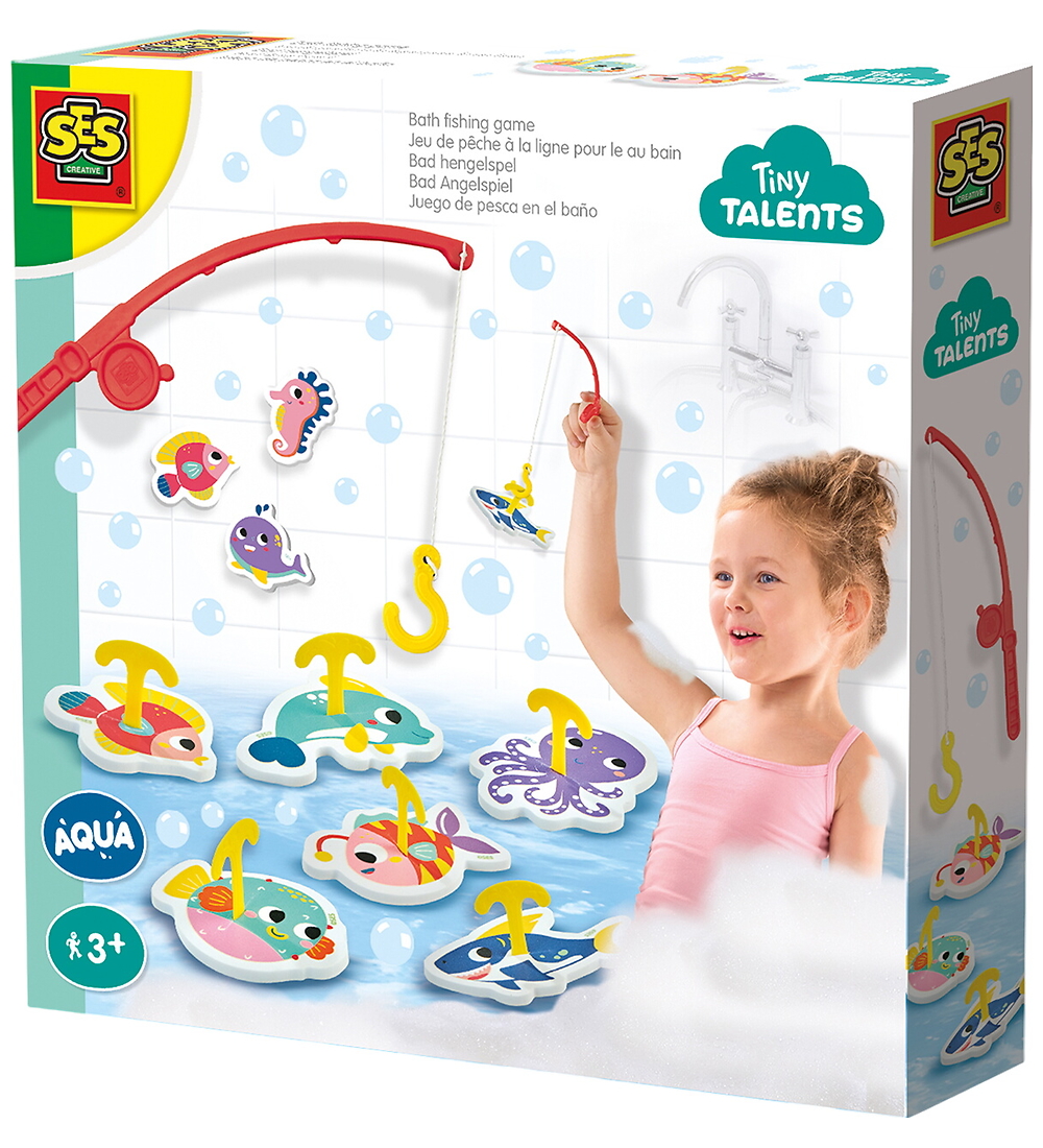 SES Creative Bath Toy - Fishing Game - Foamfish