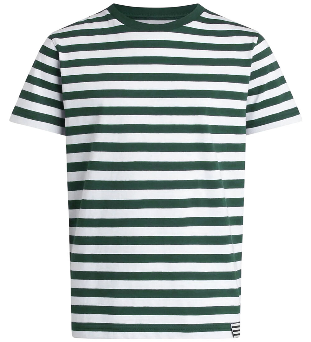 Mads Nørgaard T-shirt - Midi Thorlino - Pine Grove/White