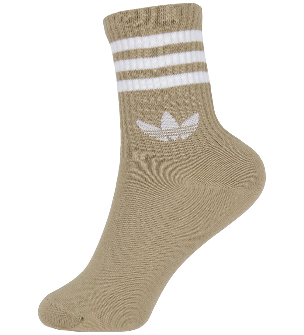 adidas Originals Socks - 3-Pack - 3S Crew - Ashblu/Nindig/Card