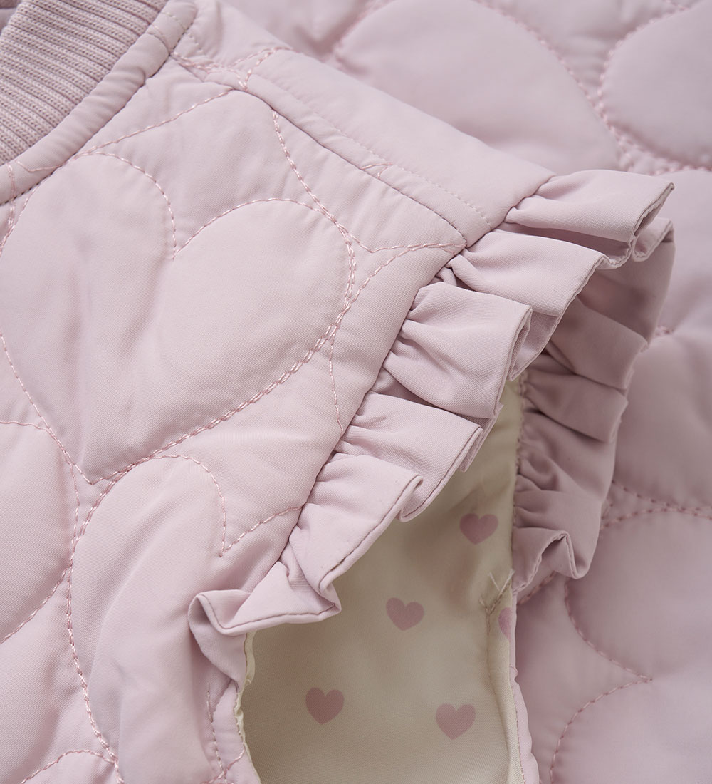 Minymo Waistcoat - Quilted - Burnished Lilac