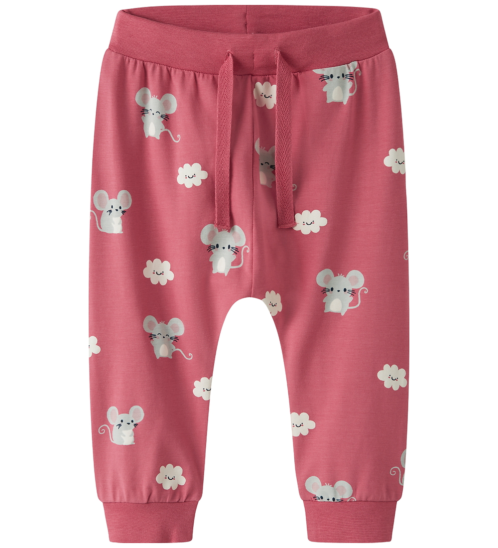 Pantalon Name It - NbfVandora - Rapture Rose/Souris