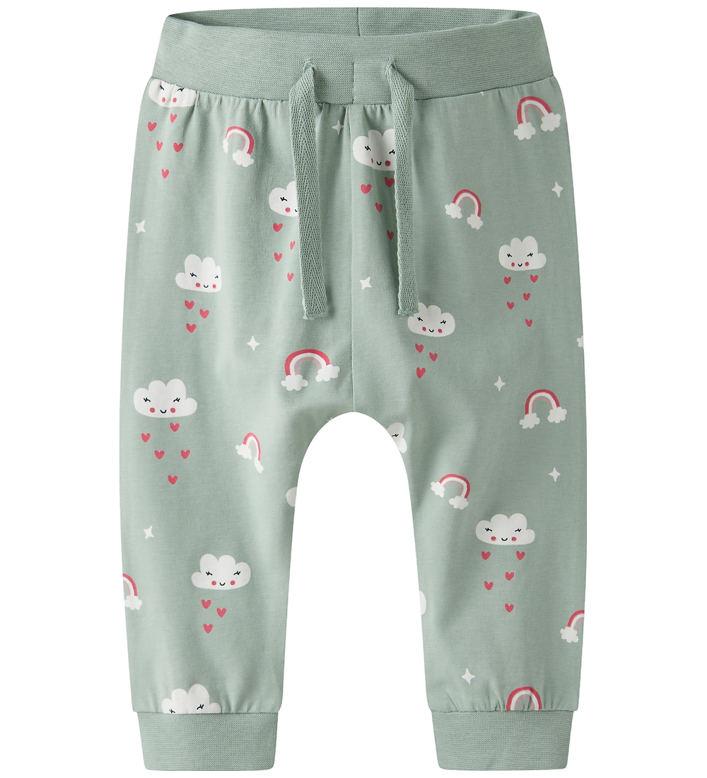 Name It Trousers - NbfVandora- Jadeite/Cloud