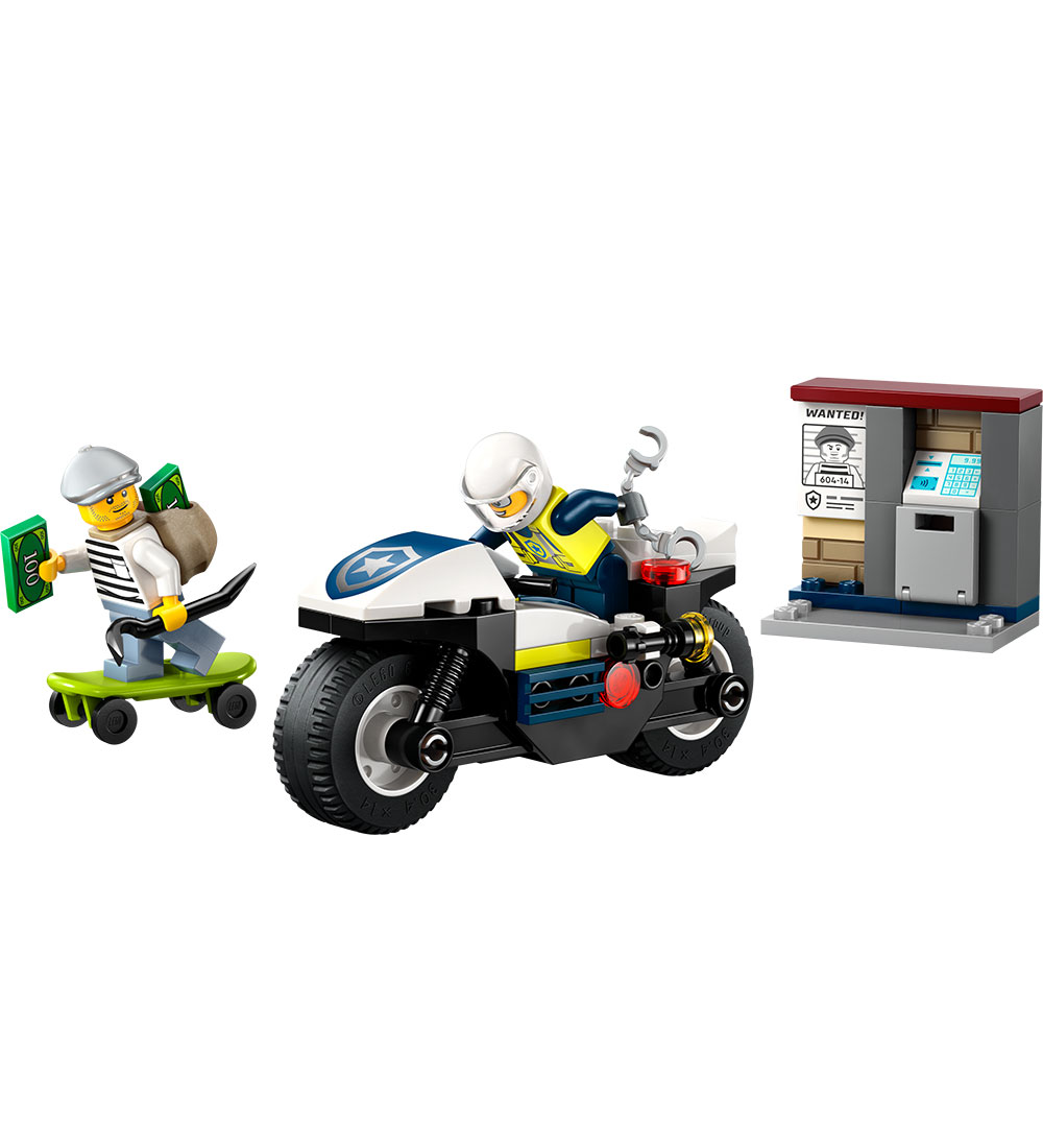 LEGO® City LEGO - La course-poursuite en moto de police 60455 -