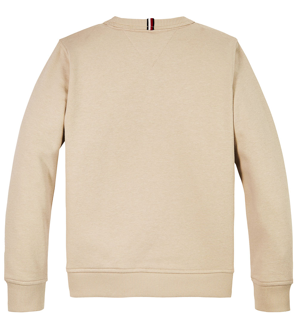 Tommy Hilfiger Sweatshirt - Monotype 1985 Label - Classic+ Beige