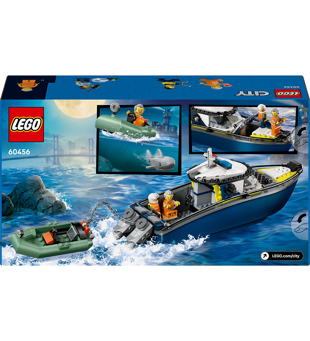 LEGO® City - Verfolgungsjagd im Polizeiboot 60456 - 264 Teile