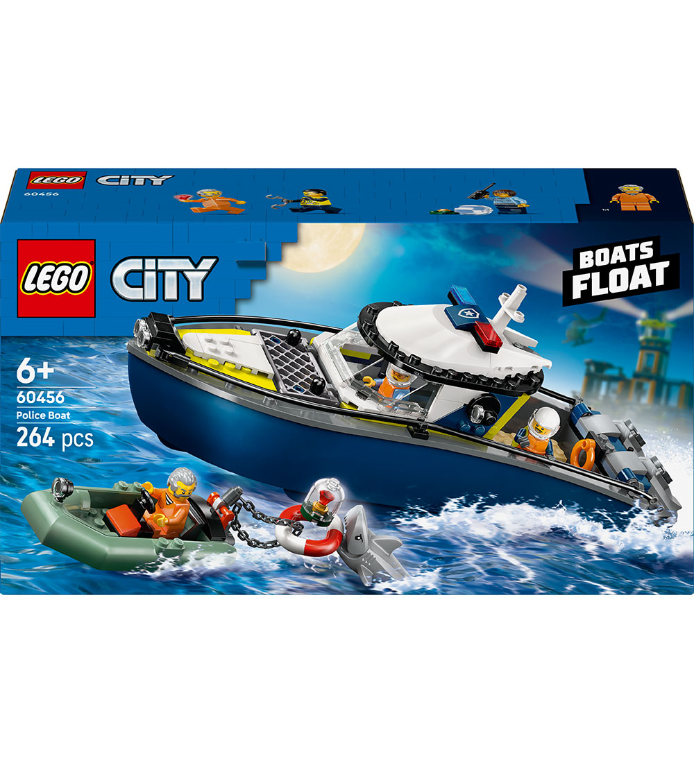 LEGO® City - Verfolgungsjagd im Polizeiboot 60456 - 264 Teile