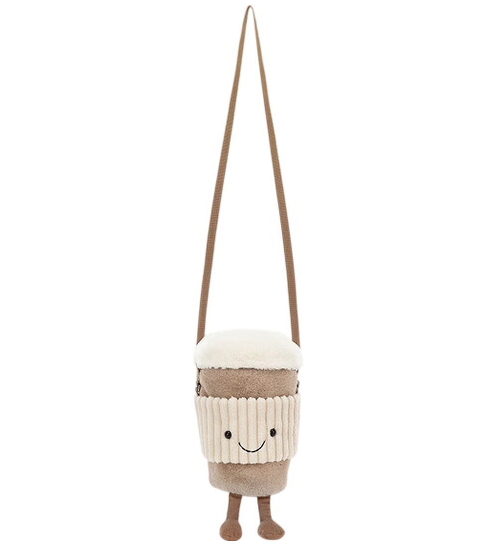Jellycat Shoulder Bag - 20x9 cm - Amuseable Coffee-To-Go