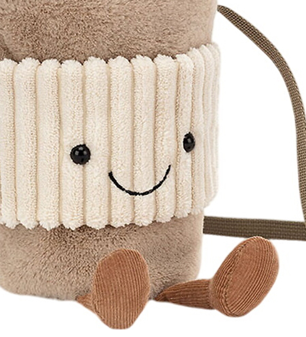 Jellycat Shoulder Bag - 20x9 cm - Amuseable Coffee-To-Go