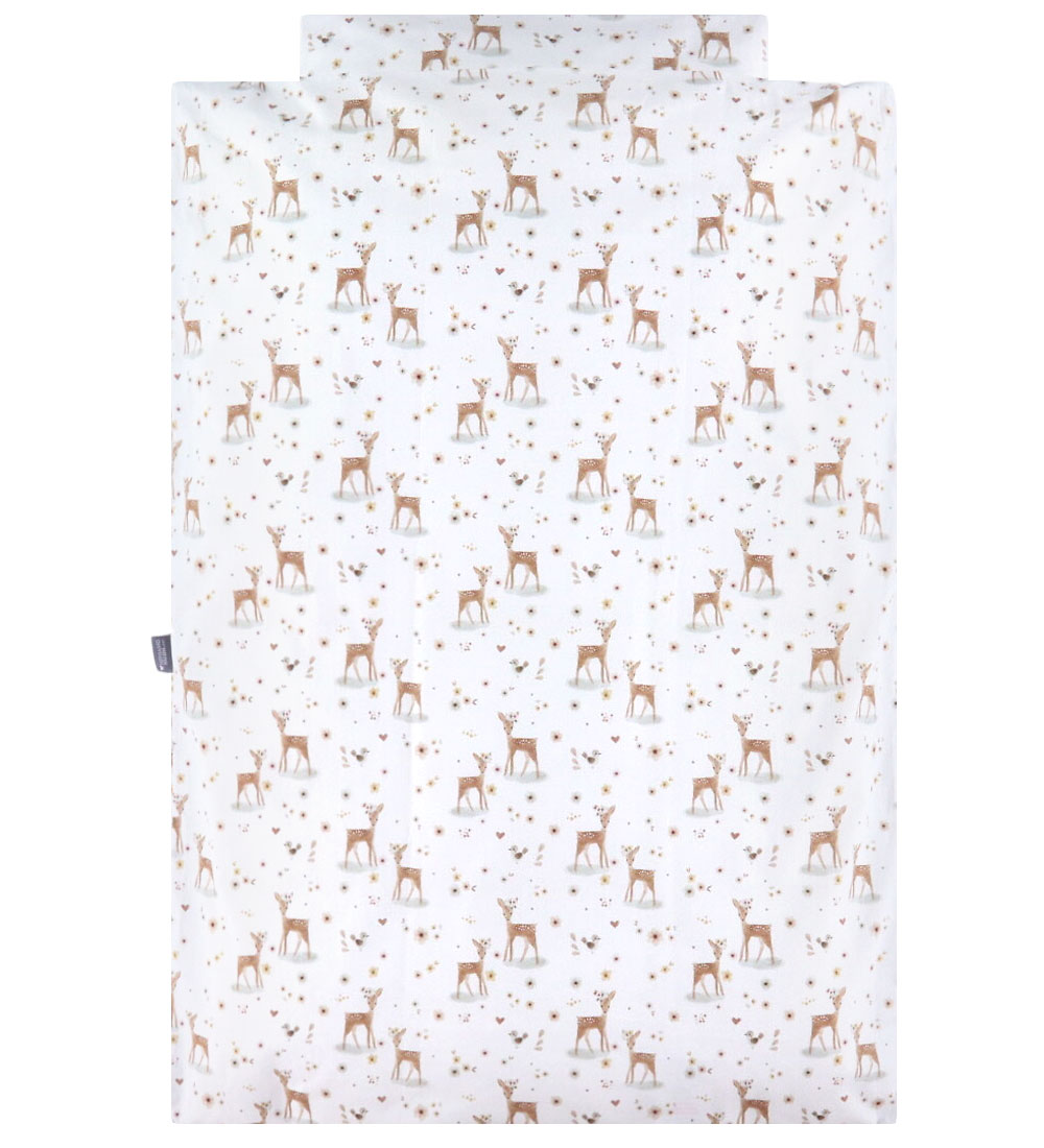 Nørgaard Madsens Bedding - Baby - Off White w. Bambi/Flowers