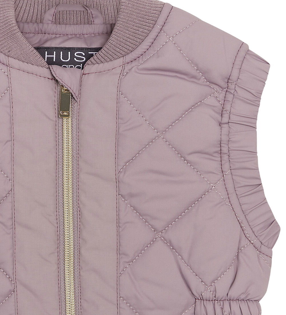 Hust and Claire Waistcoat - Noble - Quilted - Lavender
