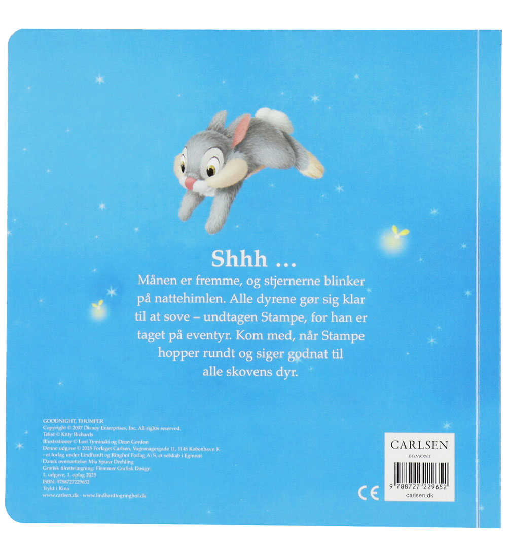 Forlaget Carlsen Book - Disney - Sleep Well Stomp - Danish
