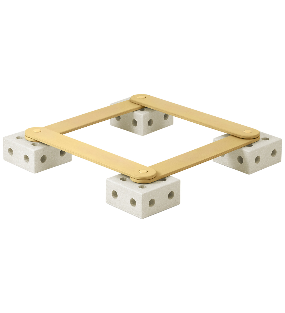 MODU Balance Track - 17 Parts - Sand Grey/Honey Yellow