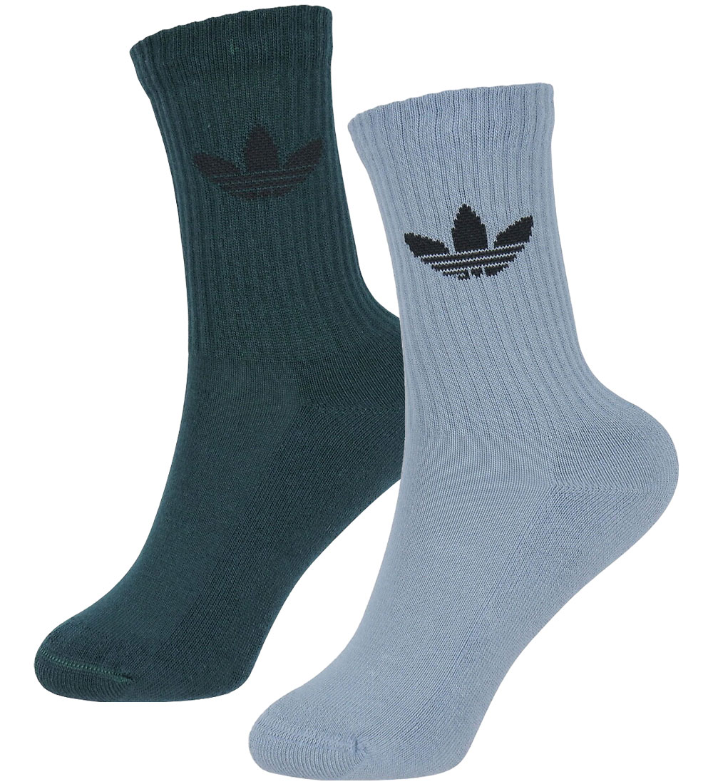 adidas Originals Socks - TR Crew S - 6-Pack - Beige/Green/Blue