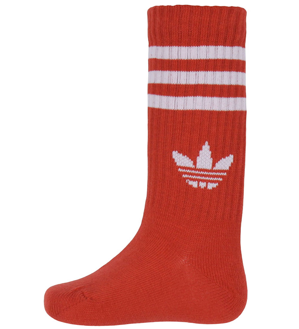adidas Originals Socks - Crew - 3-Pack - White/Black/Red