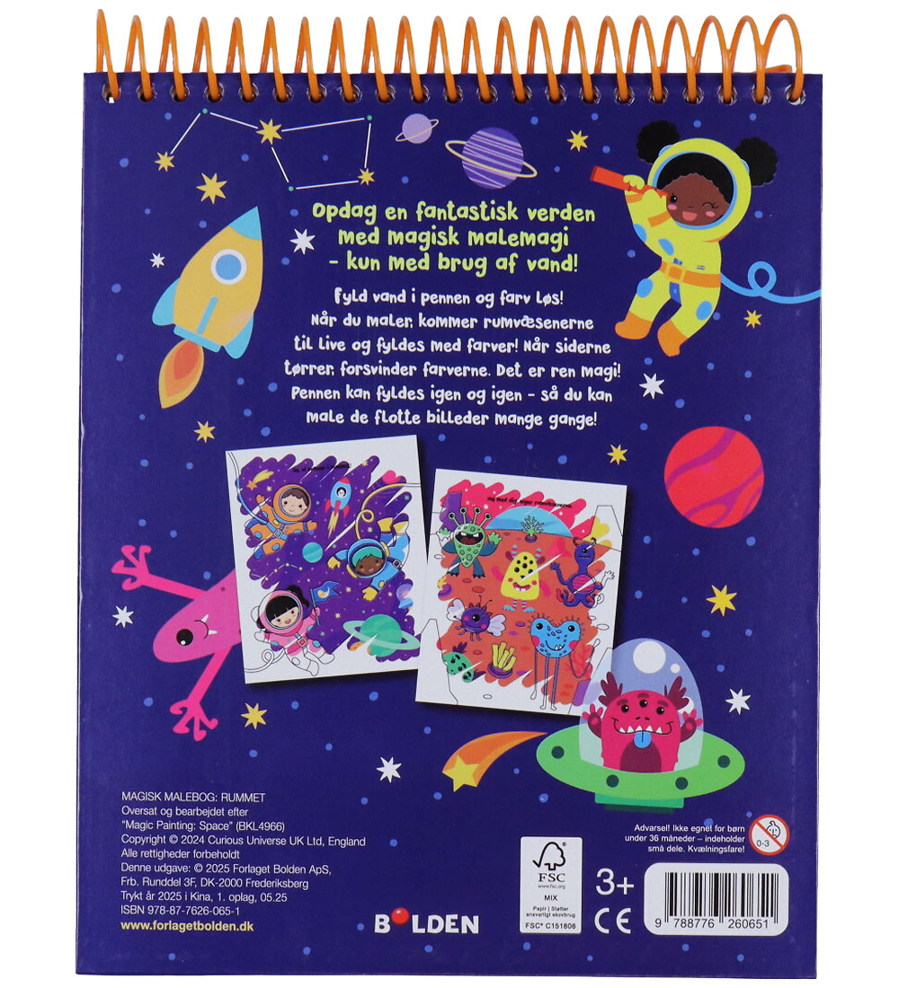 Forlaget Bolden Colouring Book - The Room - Paint With Water