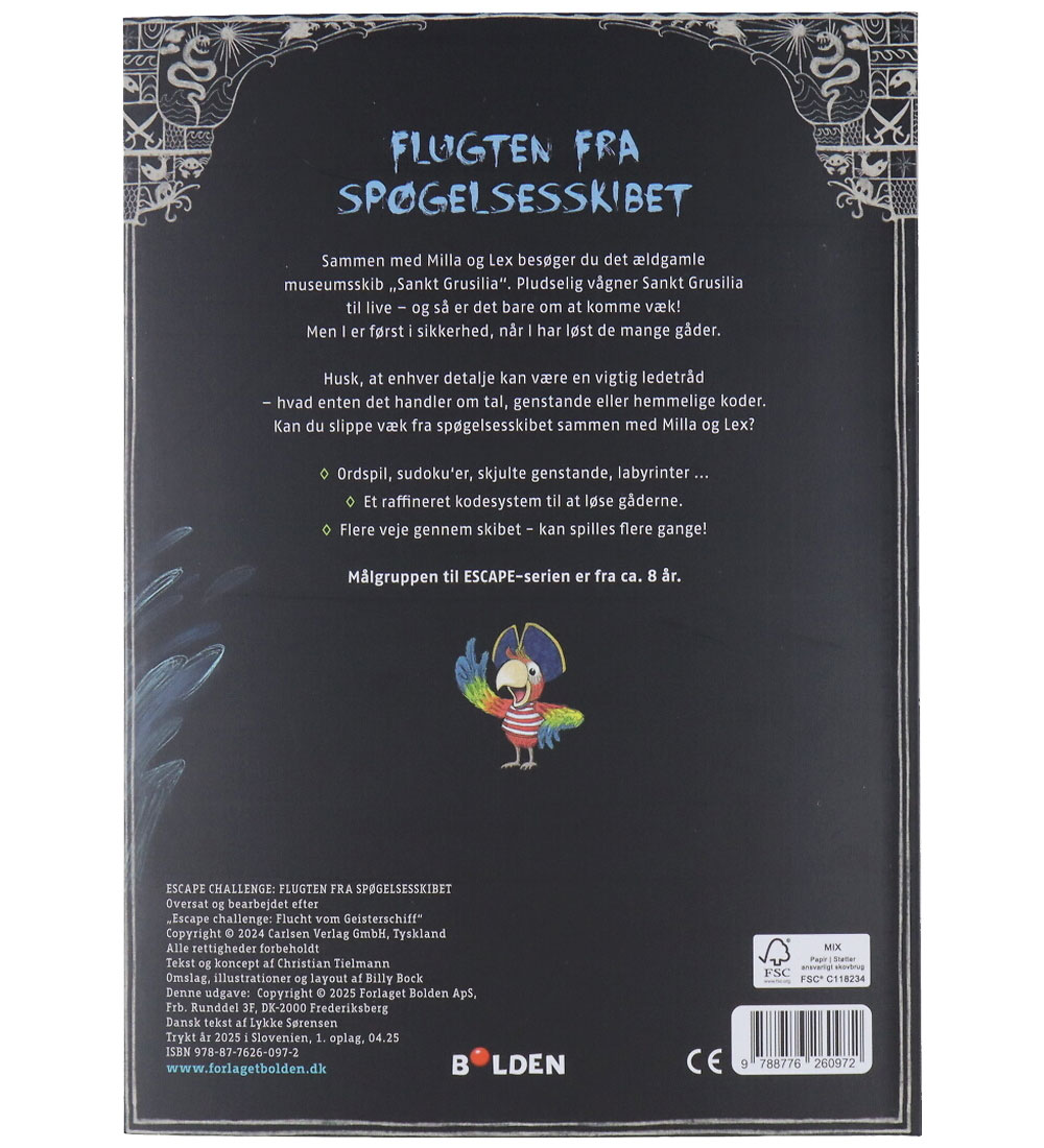 Forlaget Bolden Workbook - Escape from the Haunted Cabinet