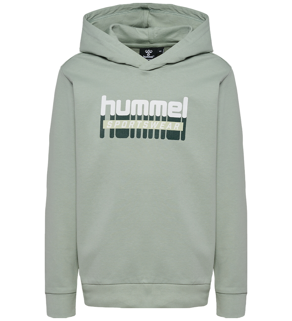 Hummel Hoodie - HmlTukas - Iceberg Green