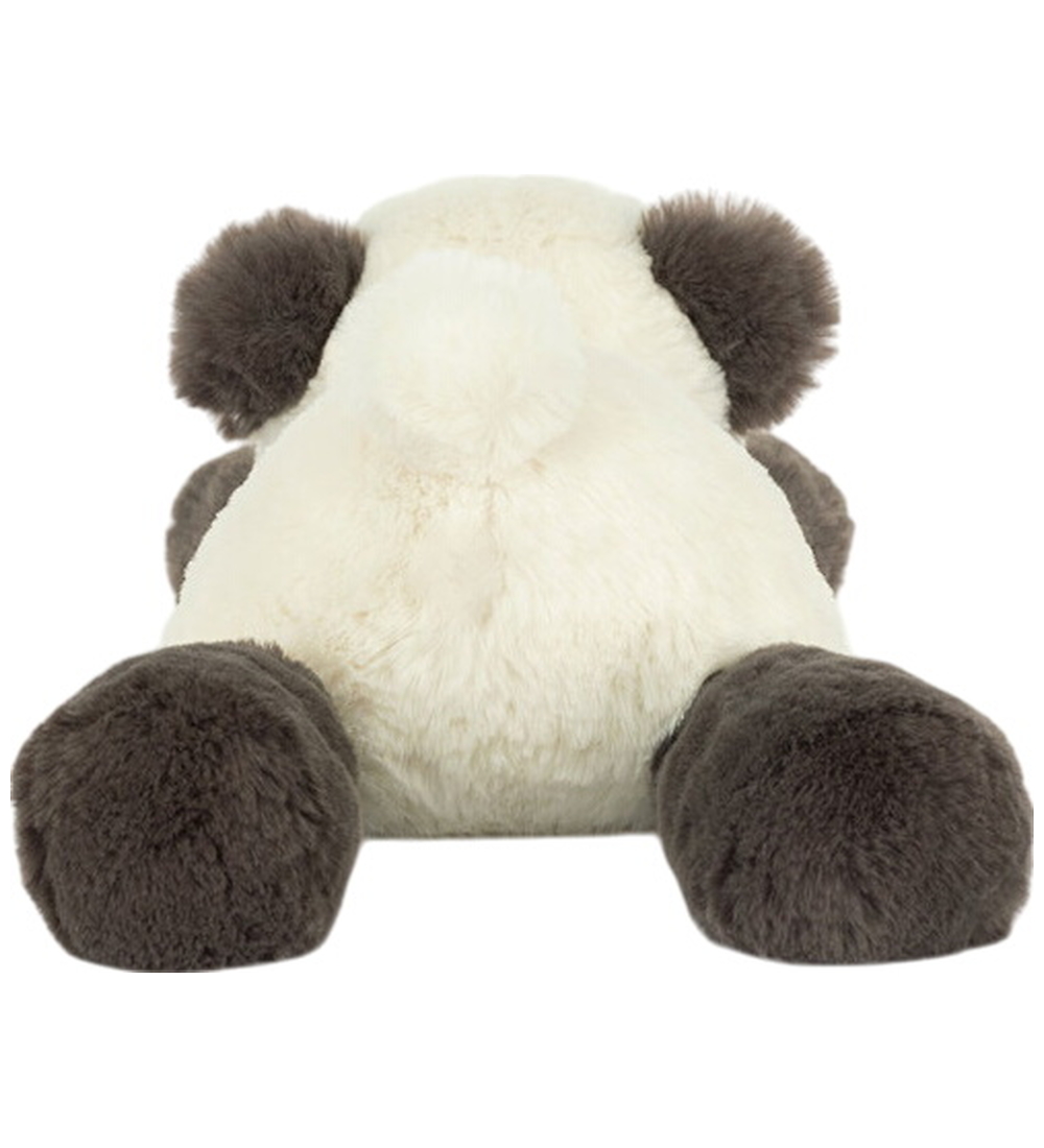 Jellycat Soft Toy - 24x13 cm - Smudge Panda - Grey/White