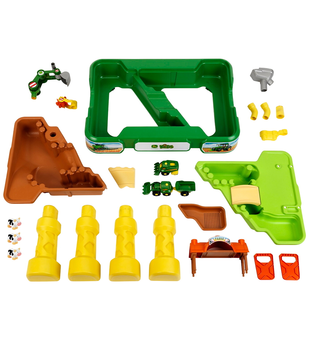 John Deere Spieltisch - Sand/Wasser m. Bauernhofteile