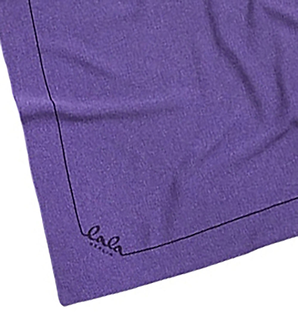 Lala Berlin Scarf - 162x85 - Triangle Solid M - Iris