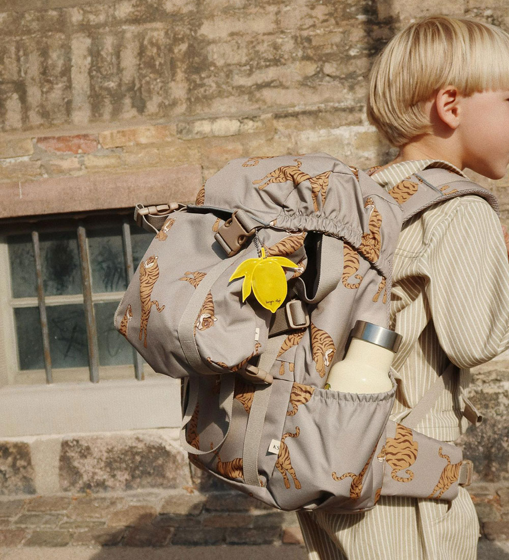 Konges Sløjd School Backpack w. Gym Bag - Clover - Tiger Oak